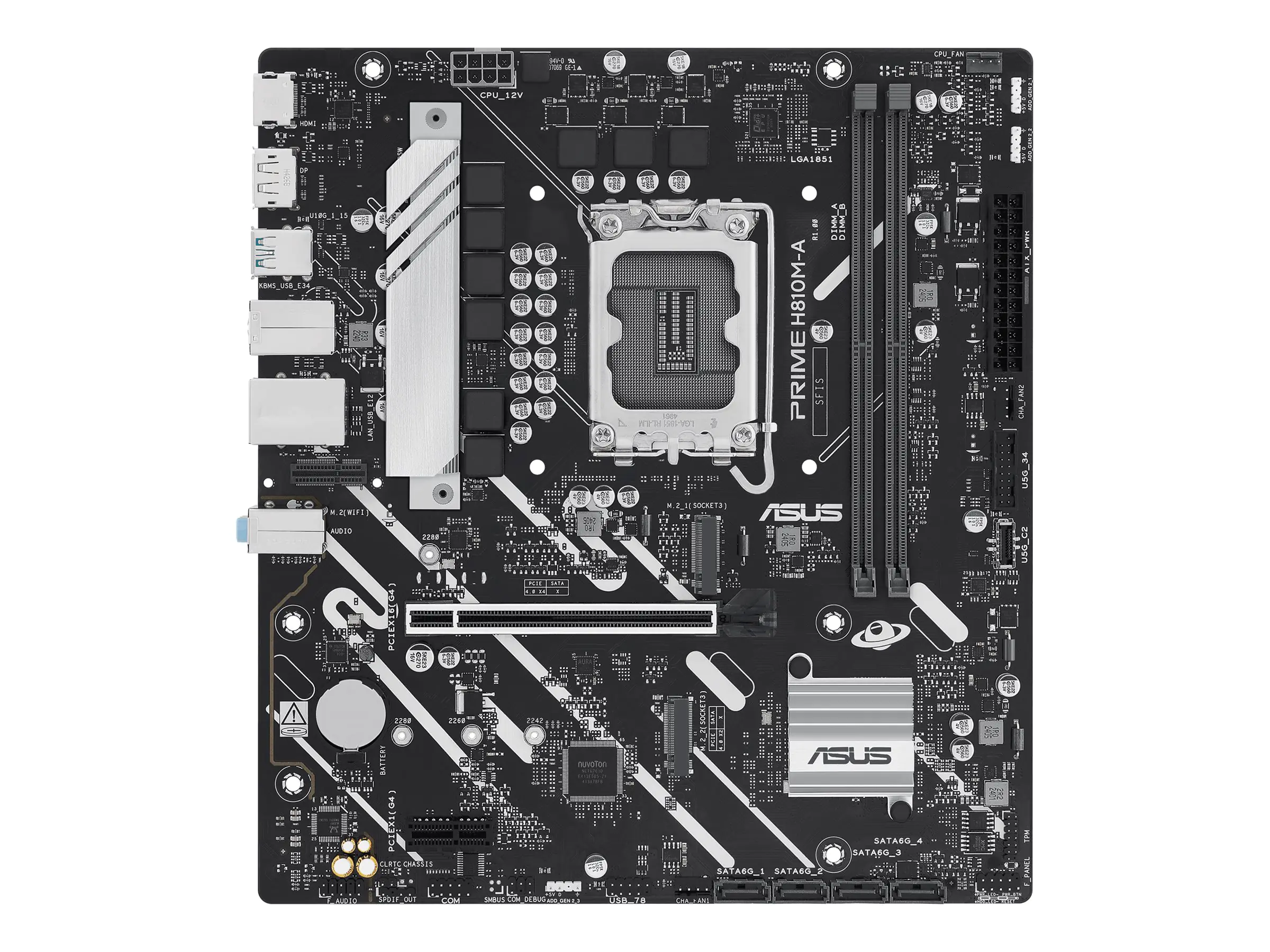 ASUS MB ASUS PRIME H810M-A-CSM (Intel,LGA1851,DDR5,mATX)