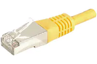 Dexlan - Patch-Kabel - RJ-45 (M) zu RJ-45 (M) - 30 cm - Foiled Unshielded Twisted Pair (F/UTP) - CAT 6a - verseilt - Gelb