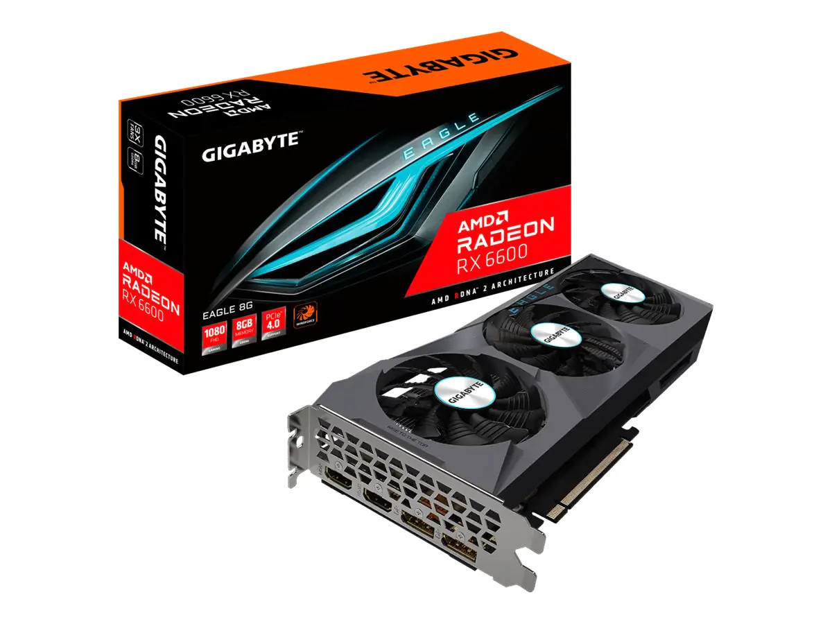 Gigabyte Radeon RX 6600 EAGLE 8G - Grafikkarte GV-R66EAGLE-8GD