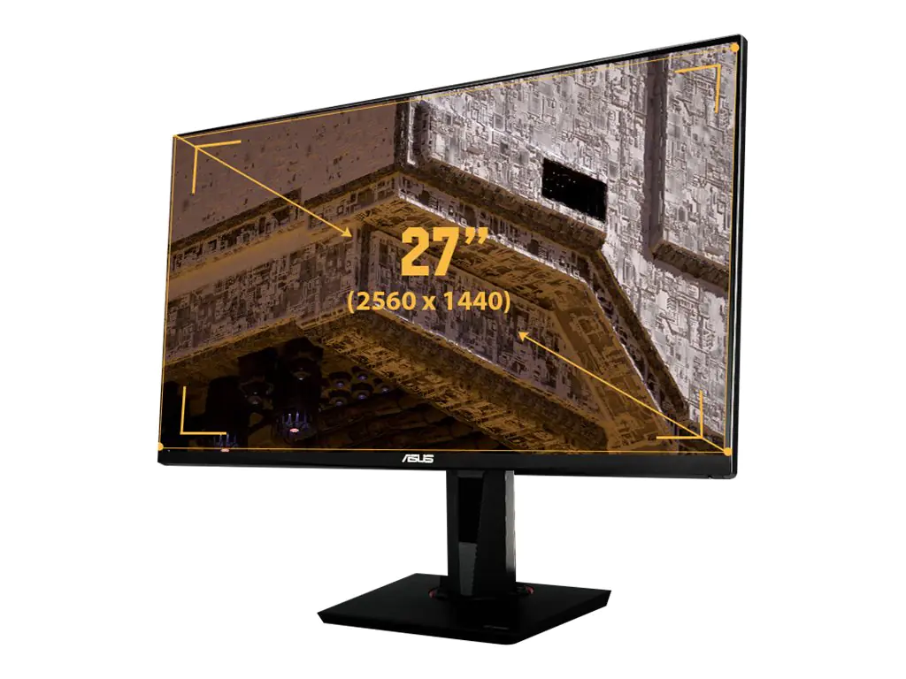 ASUS TUF Gaming VG27AQZ - LED-Monitor - Gaming - 68.6 cm (27") - 2560 x 1440 WQHD @ 165 Hz - IPS - 350 cd/m² - 1000:1 - HDR10 - 1 ms - 2xHDMI, DisplayPort - Lautsprecher