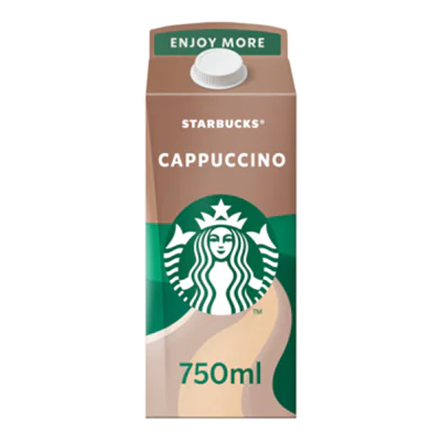 STARBUCKS® Cappuccino 6 x 0,75 l/Pack. STARBUCKS® Cappuccino 6 x 0,75 l/Pack.