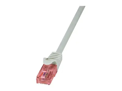 LogiLink PrimeLine - Patch-Kabel - RJ-45 (M) zu RJ-45 (M) - 2 m - UTP - CAT 6 - halogenfrei - Grau
