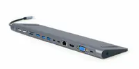Cablexpert A-CM-COMBO9-01 - Dockingstation - USB-C 3.1 - HDMI, VGA - 1GbE