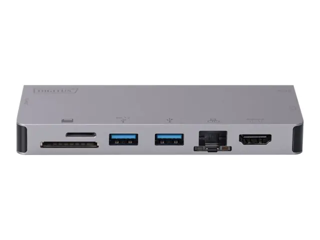 Digitus DA-70877 - Dockingstation - USB-C - VGA, HDMI - 1GbE