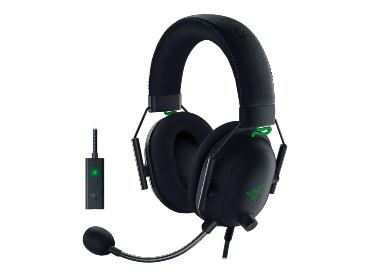Razer BlackShark V2 - Headset - ohrumschließend - kabelgebunden - 3,5 mm Stecker - Geräuschisolierung