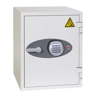 Phoenix Tresor Battery Titan 30 x 41 x 30 cm (B x H x T) Stahl weiß