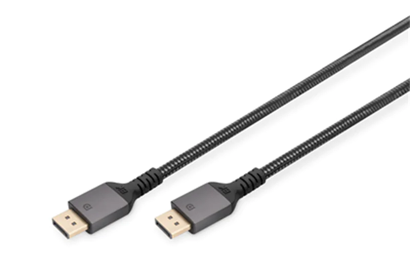 DIGITUS - DisplayPort-Kabel - DisplayPort (M) zu DisplayPort (M) - DisplayPort 1.4 - 3 m - Support von 4K 120 Hz - Schwarz DIGITUS - DisplayPort-Kabel - DisplayPort (M) zu DisplayPort (M) - DisplayPort 1.4 - 3 m - Support von 4K 120 Hz - Schwarz