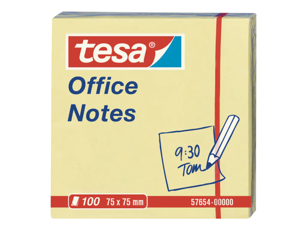 Tesa Office - Notizen - 75 x 75 mm - 100 Blatt 57654-00000-07