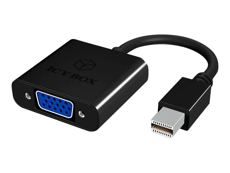 RaidSonic ICY BOX IB-AC539 - Videokonverter - DisplayPort - VGA - Schwarz