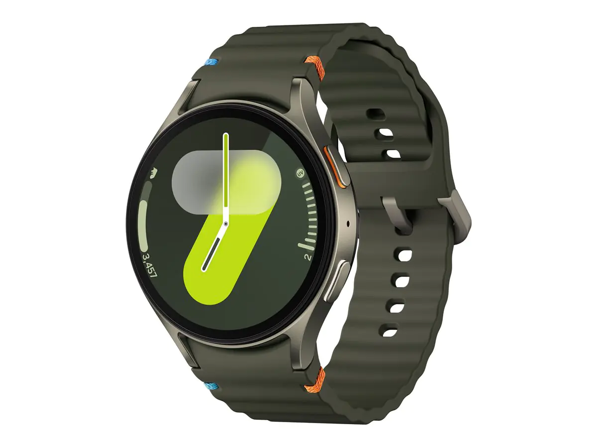 Samsung Galaxy Watch7 - 44 mm - intelligente Uhr mit Sportband - Gummi - Bandgröße: M/L - Anzeige