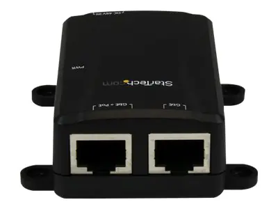 StarTech 1 Port Gigabit Power over Ethernet Injektor 48V / 30W - 802.3at / 802.3af - Wandmontierbar - High Power PoE Injector - Power Injector - 30 Watt