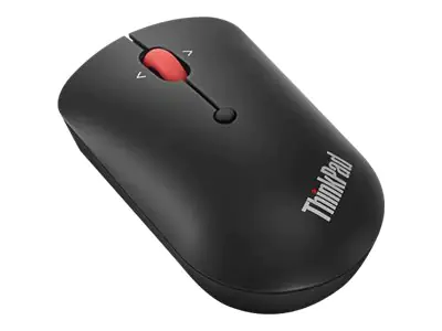 Lenovo ThinkPad Compact - Maus - rechts- und linkshändig - optisch - 4 Tasten - kabellos - 2.4 GHz - USB-C Wireless-Empfänger - Schwarz - OEM