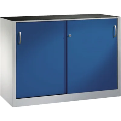 C+P Werkzeugschrank 214609S10046 Schiebetür 1000x1600x400mm lgr/ebl