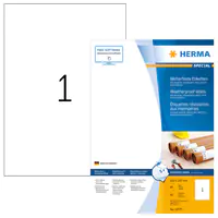 HERMA Etikett-LK 210x297mm weiß Folie wetterfest Packung 80 Stück
