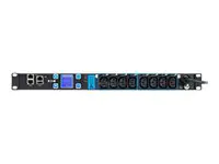 Eaton ePDU G3 Managed - Stromverteilungseinheit (Rack - einbaufähig) - Wechselstrom 230 V - 1-phasig - Ethernet 10/100, RS-232 - Eingabe, Eingang IEC 60320 C20 - Ausgangsanschlüsse: 8 (IEC 60320 C13) - 1U - 3 m