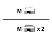 Unify Y-Cable - Netzwerk-Splitter - RJ-45 (M) zu RJ-45 (M)