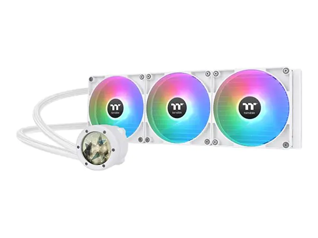 Thermaltake TH420 V2 Ultra ARGB Sync All-In-One Liquid Cooler Snow Edition weiss