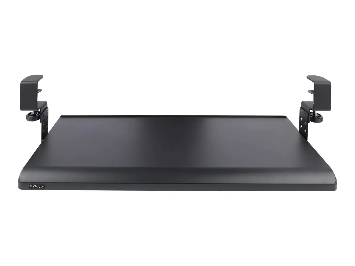 StarTech Under-Desk Keyboard Tray, Clamp-on Keyboard Holder, Supports up to 12kg (26.5lb), Sliding Keyboard and Mouse Drawer with C-Clamps, Height Adjustable Keyboard Tray - Black - Ergonomic Keyboard Tray (KEYBOARD-TRAY-CLAMP1) - Tastatur-Tablett - unter StarTech Under-Desk Keyboard Tray, Clamp-on Keyboard Holder, Supports up to 12kg (26.5lb), Sliding Keyboard and Mouse Drawer with C-Clamps, Height Adjustable Keyboard Tray - Black - Ergonomic Keyboard Tray (KEYBOARD-TRAY-CLAMP1) - Tastatur-Tablett - unter