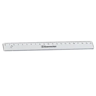 Soennecken Lineal 1820 20cm Kunststoff transparent