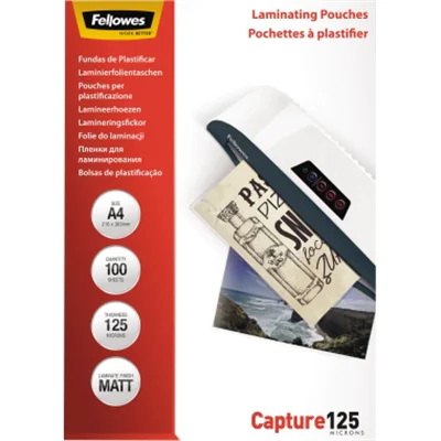 Fellowes 125 Mikron - 100er-Pack - Matte - A4 (210 x 297 mm) 5328502