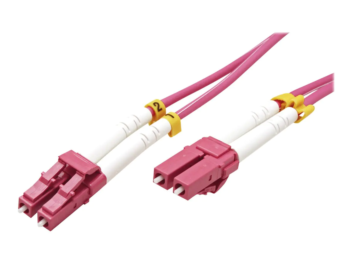 VALUE - Netzwerkkabel - LC Multi-Mode (M) zu LC Multi-Mode (M) - 0.5 m - Glasfaser - 50/125 Mikrometer - OM4 - violett VALUE - Netzwerkkabel - LC Multi-Mode (M) zu LC Multi-Mode (M) - 0.5 m - Glasfaser - 50/125 Mikrometer - OM4 - violett