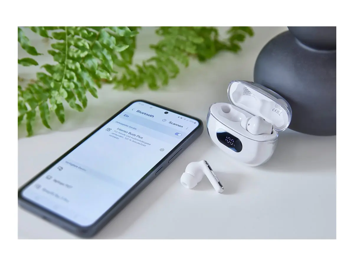 Intenso Buds Earphone Plus T312AE White