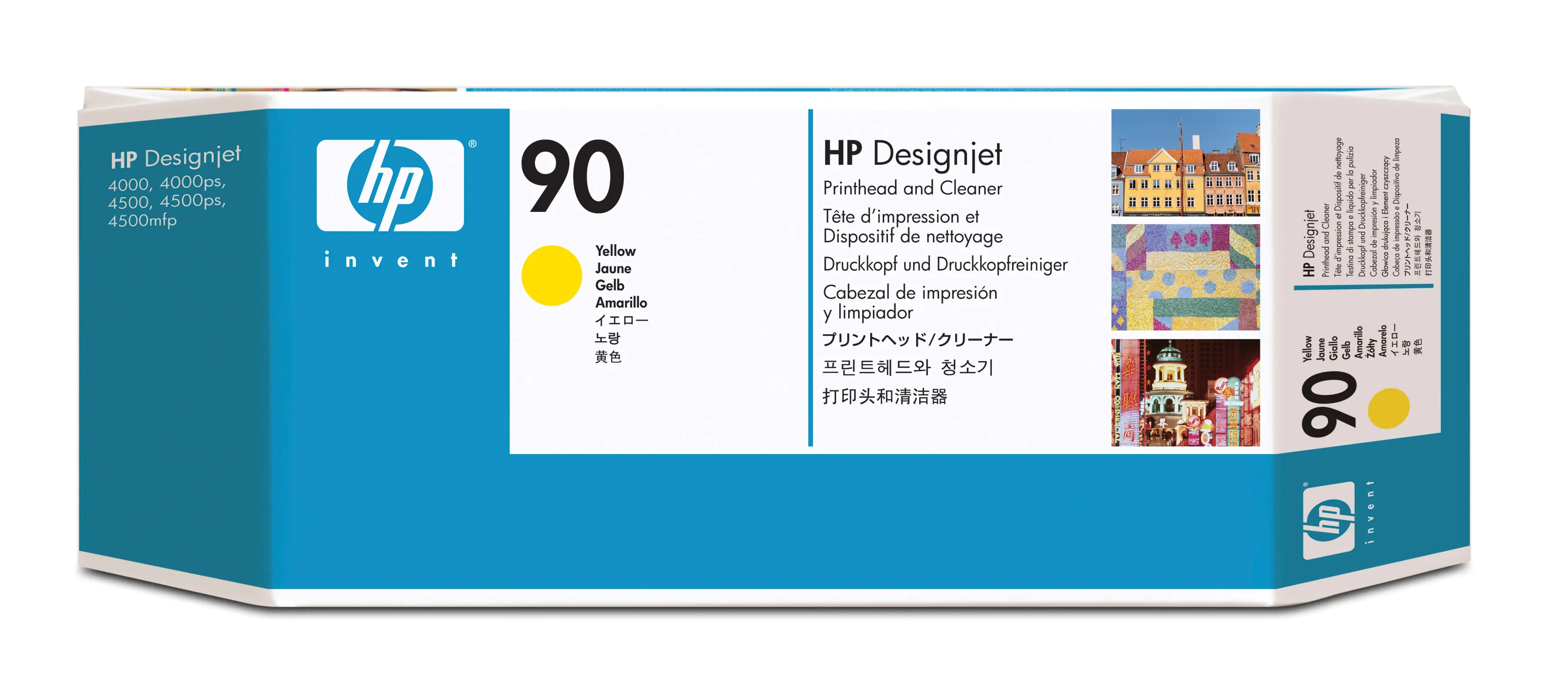 HP 90 - Gelb - Druckkopf mit Reiniger - für DesignJet 4000, 4000ps, 4020, 4020ps, 4500, 4500mfp, 4500ps, 4520, 4520 HD-MFP, 4520ps HP 90 - Gelb - Druckkopf mit Reiniger - für DesignJet 4000, 4000ps, 4020, 4020ps, 4500, 4500mfp, 4500ps, 4520, 4520 HD-MFP, 4520ps