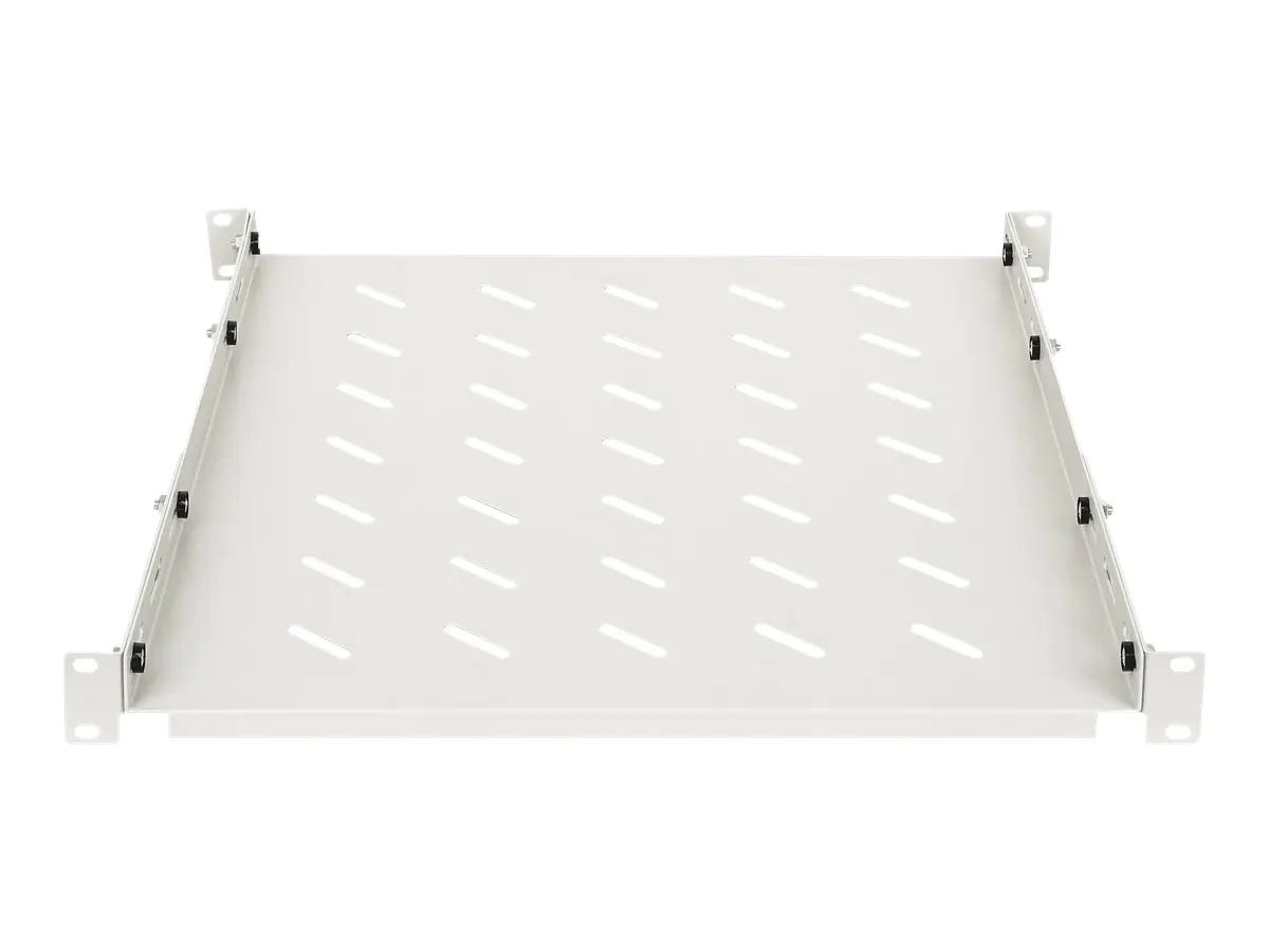 Intellinet - Rack - Regal - 19" variable Schienen, feste Montage - Grau, RAL 7035 - 1U - 48.3 cm (19")