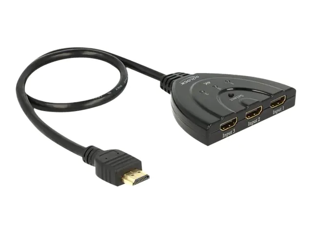 DeLock HDMI UHD Switch 3 x HDMI in > 1 x HDMI out 4K - Video/Audio-Schalter - 3 x HDMI - Desktop DeLock HDMI UHD Switch 3 x HDMI in > 1 x HDMI out 4K - Video/Audio-Schalter - 3 x HDMI - Desktop