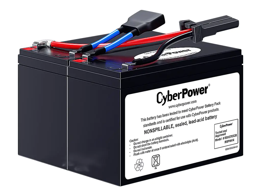 CyberPower RBP0014 - USV-Akku - 2 x Batterie - Bleisäure - für Professional Tower Series PR750ELCD, PR750ELCDGR
