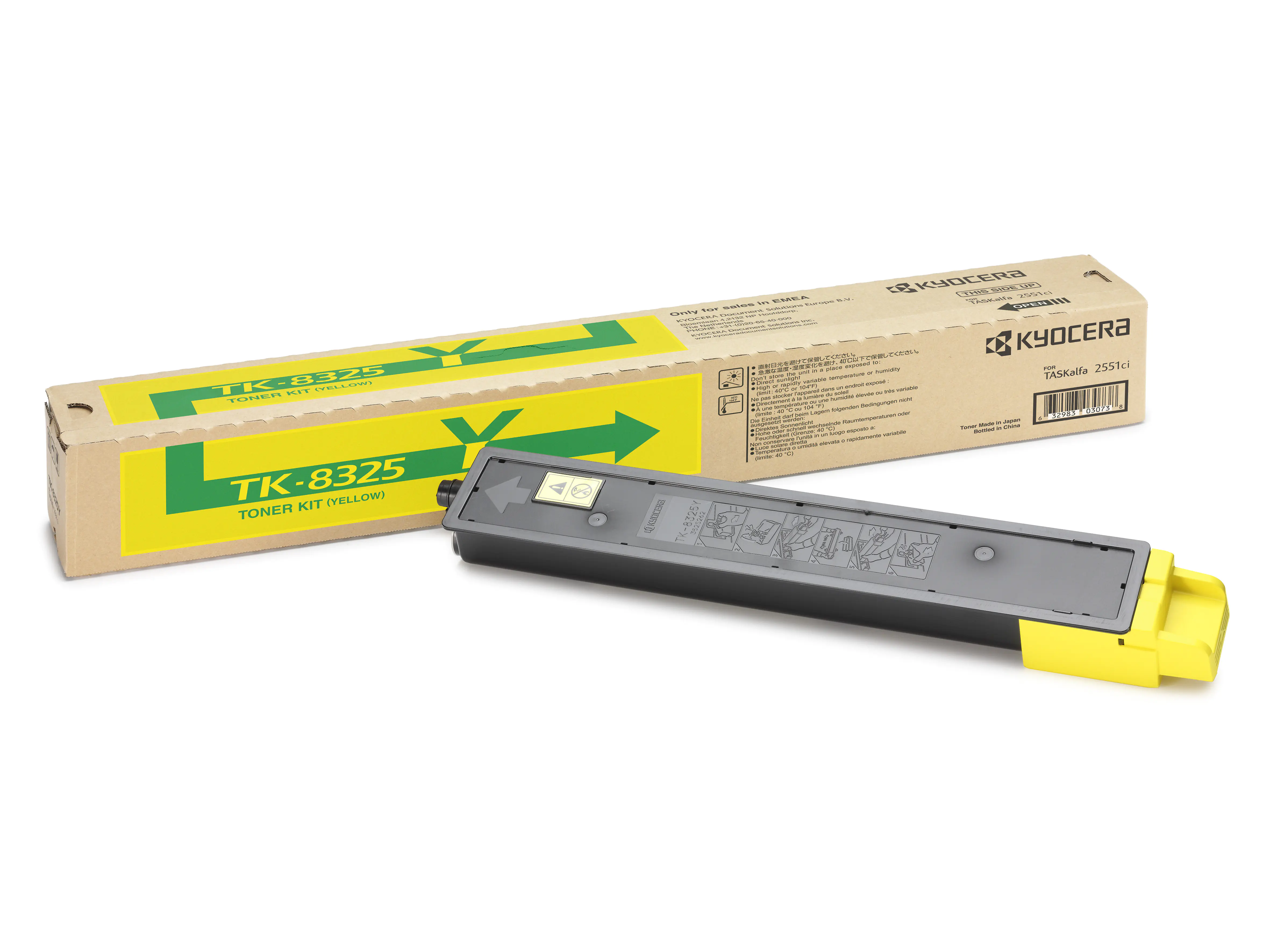 Kyocera TK 8325Y - Gelb - Original - Tonerpatrone - für TASKalfa 2551ci Kyocera TK 8325Y - Gelb - Original - Tonerpatrone - für TASKalfa 2551ci