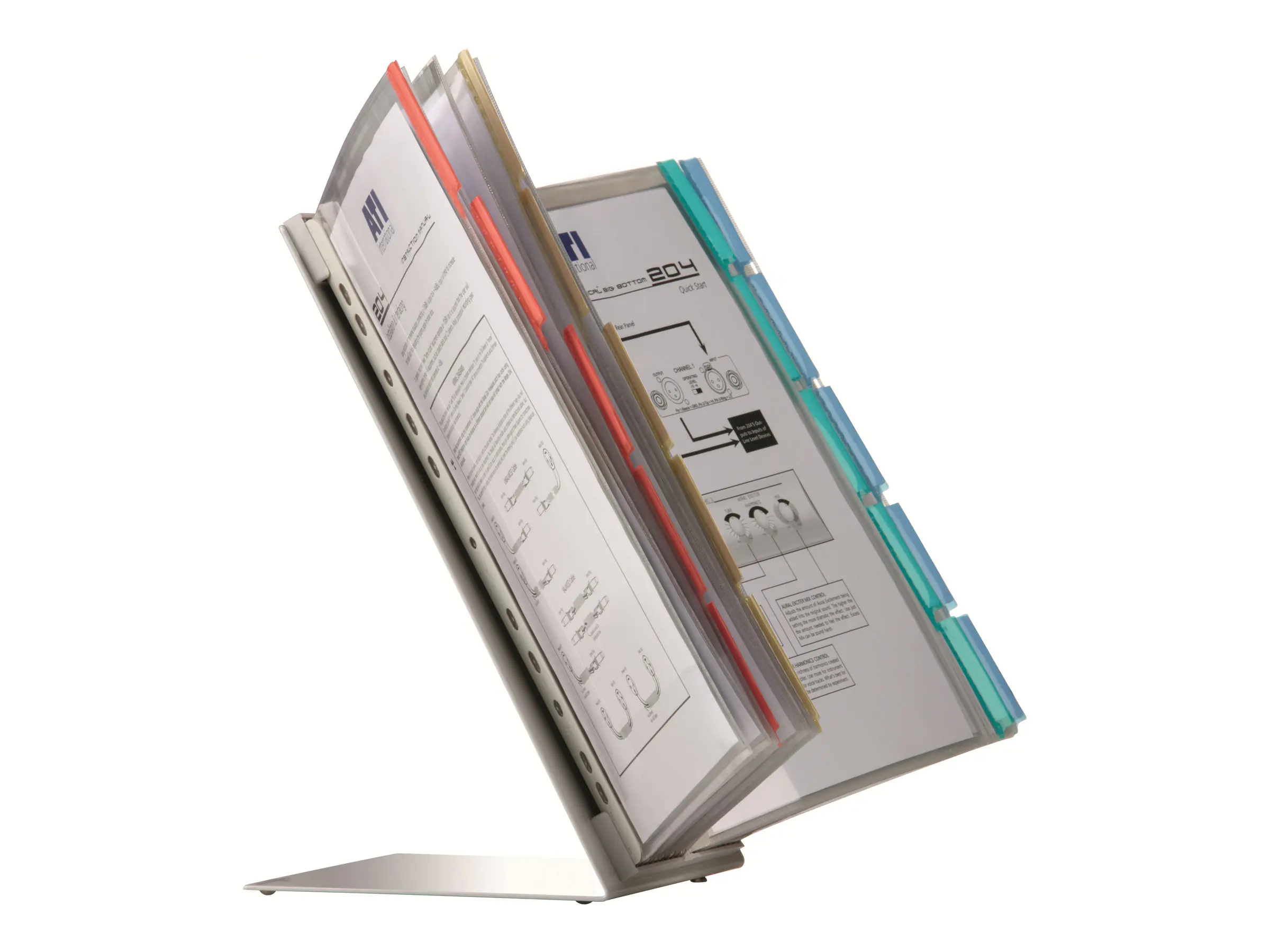 Durable FUNCTION TABLE - Displaytafelsystem - 20 Fächer - für A4 - Blau, Gelb, Rot, grün (Packung mit 20) 5688-00