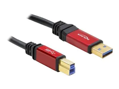 Delock Premium - USB-Kabel - USB Typ A (M) zu USB Type B (M) - USB 3.0 - 3 m - Schwarz Delock Premium - USB-Kabel - USB Typ A (M) zu USB Type B (M) - USB 3.0 - 3 m - Schwarz