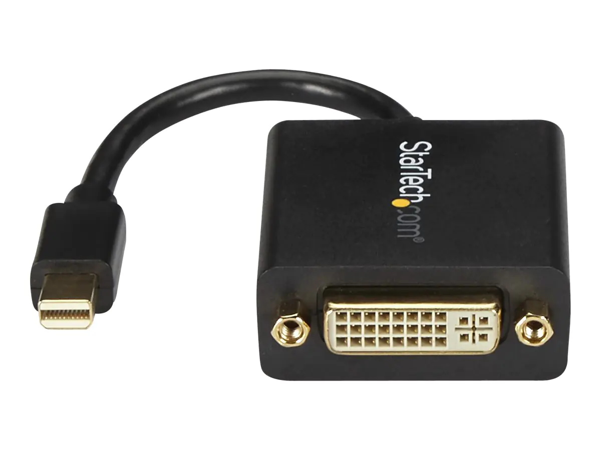 StarTech Aktiver Mini DisplayPort auf DVI Adapter - mDP zu DVI-I Konverter (Stecker/Buchse) - 1920x1200 - Weiß - DVI-Adapter - Mini DisplayPort (M) zu DVI-I (W) - 10.2 cm - Schwarz - für P/N: DP2MDPMF3, DVIDDMM1, DVIDDMM10M, DVIDDMM25, DVIDDMM2M, DVIDDMM3
