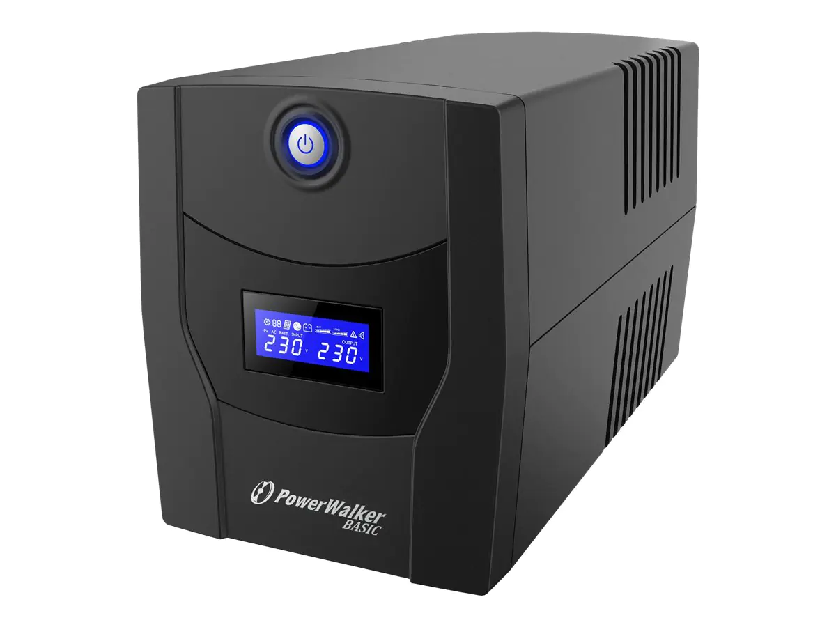 PowerWalker Basic VI 2200 STL FR - USV - Wechselstrom 162 - 290 V - 1320 Watt - 2200 VA - 9 Ah - USB - Ausgangsanschlüsse: 4