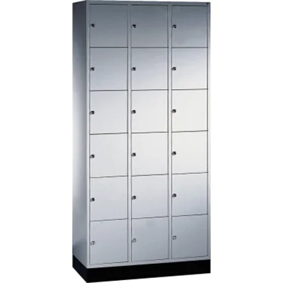 C+P Schließf.schrank 8670301S10004 18Fächer 1950x920x500mm lgr/lgr