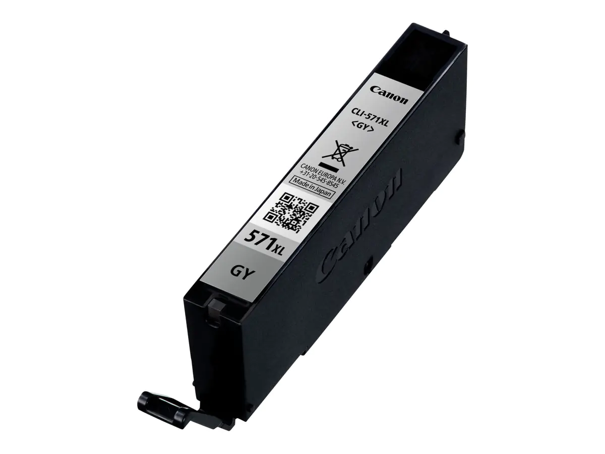 Canon CLI-571GY XL - 11 ml - Hohe Ergiebigkeit - Grau - Original - Tintenbehälter - für PIXMA MG7750, MG7751, MG7752, MG7753, TS8050, TS8051, TS8052, TS8053, TS9050, TS9055 Canon CLI-571GY XL - 11 ml - Hohe Ergiebigkeit - Grau - Original - Tintenbehälter - für PIXMA MG7750, MG7751, MG7752, MG7753, TS8050, TS8051, TS8052, TS8053, TS9050, TS9055