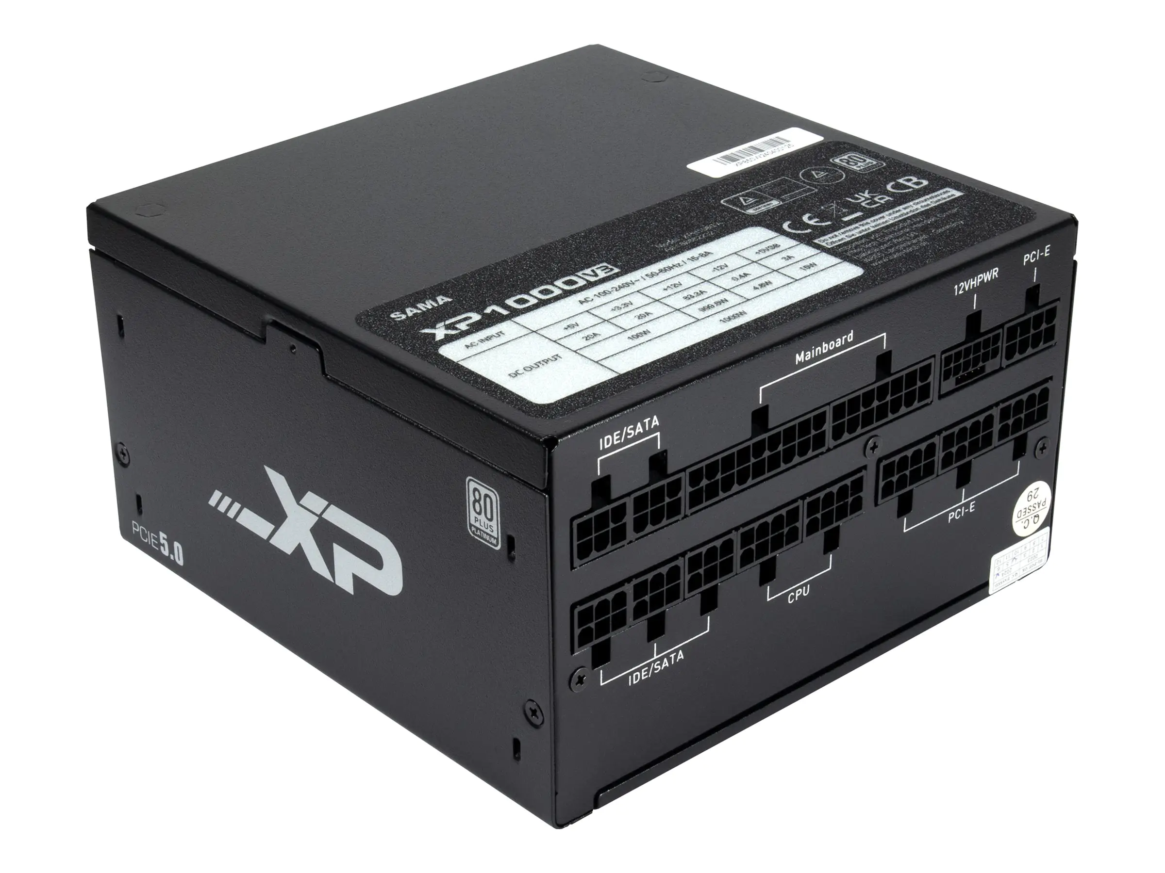 Inter-Tech Netzteil SAMA XPH-1000A ATX3.0 AC100 1000W,240V,50/60Hz