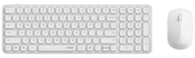 Rapoo Kabelloses ultraflaches Multi-Mode-Deskset 9310M Weiß