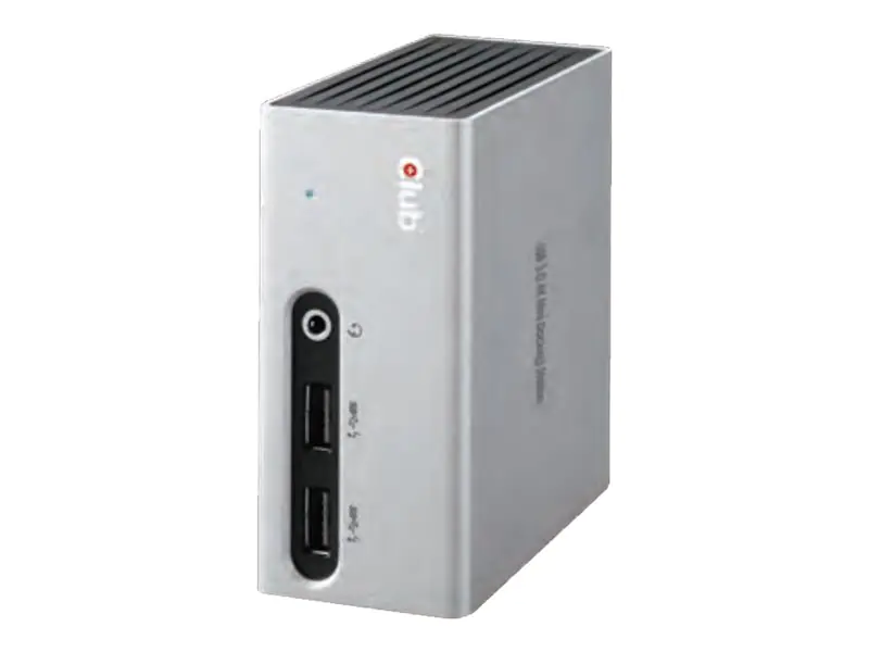 Club 3D SenseVision USB 3.0 4K Mini Docking Station - Dockingstation - USB - DVI, HDMI - 1GbE