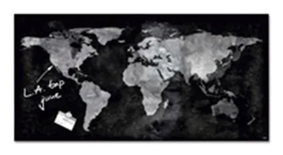 SIGEL Magnetboard Artverum GL270 910x460x15mm Glas World-Map SIGEL Magnetboard Artverum GL270 910x460x15mm Glas World-Map