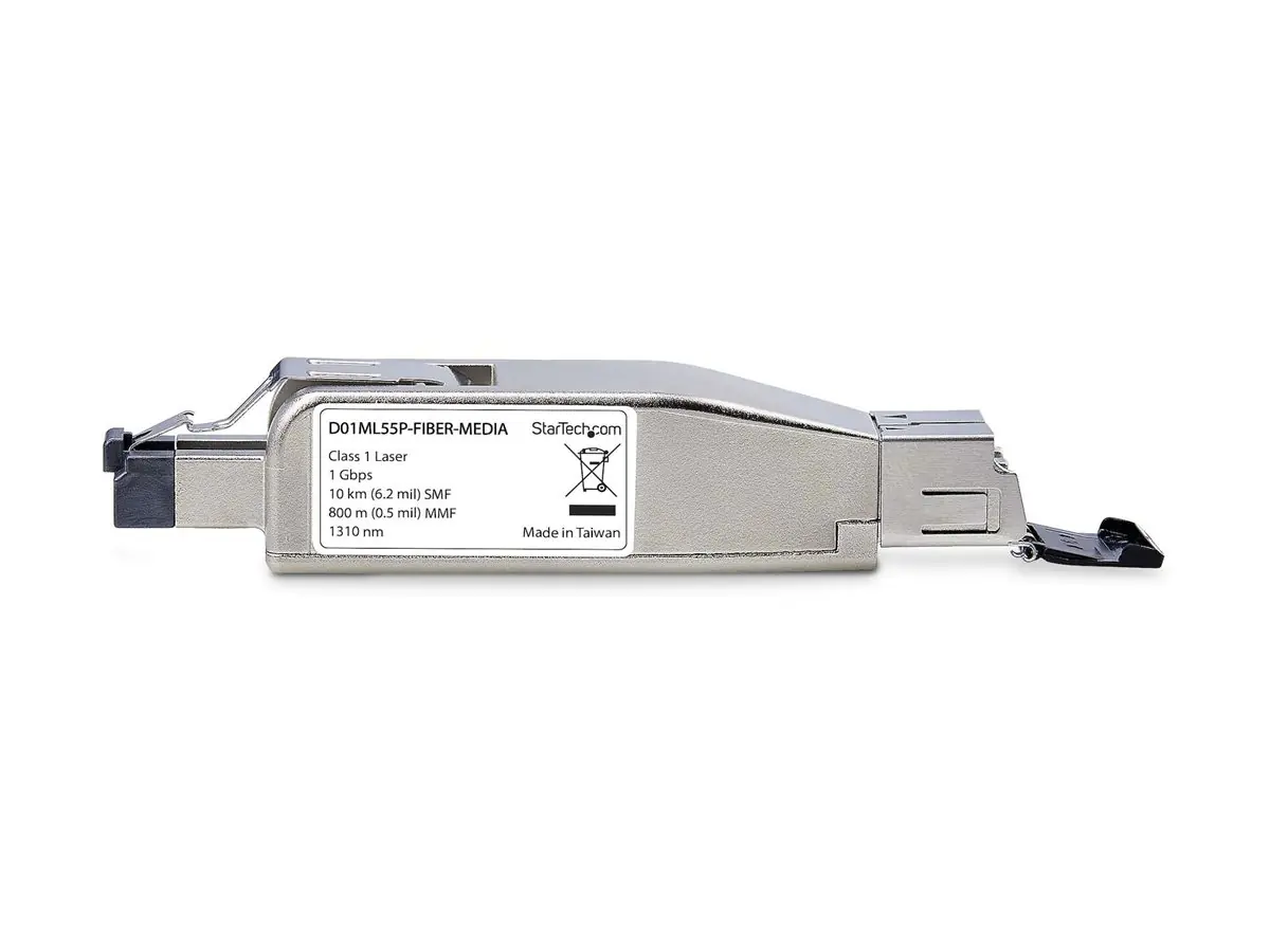 StarTech.com Gigabit Fiber to RJ45 Ethernet Media Converter, Micro Mini