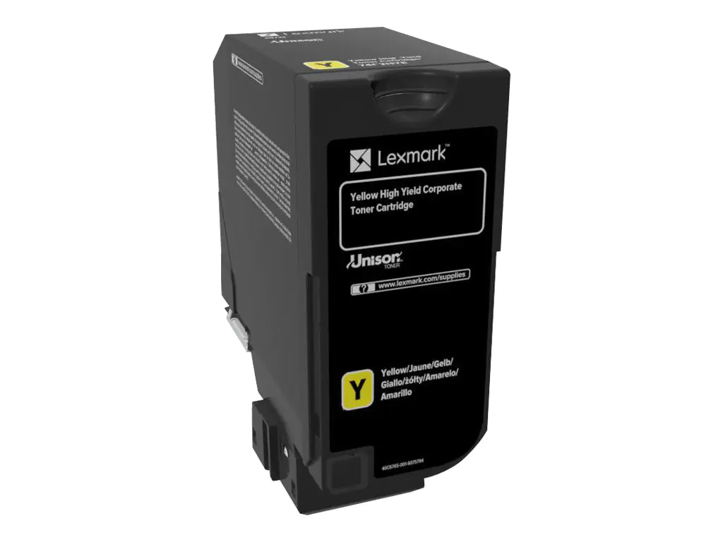 Lexmark - Hohe Ergiebigkeit - Gelb - Original - Tonerpatrone LCCP, Lexmark Corporate - für Lexmark CS725de, CS725dte