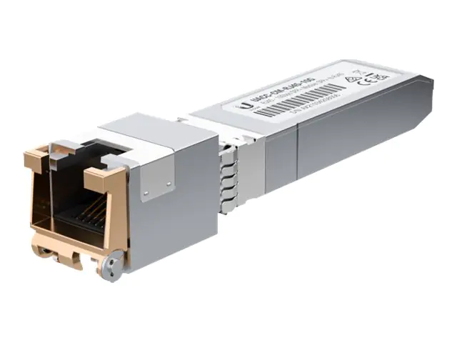 UbiQuiti UACC-CM-RJ45-1G - SFP (Mini-GBIC)-Transceiver-Modul - 1GbE - 1000Base-T, 10Base-T, 100Base-TX - RJ-45 - bis zu 100 m