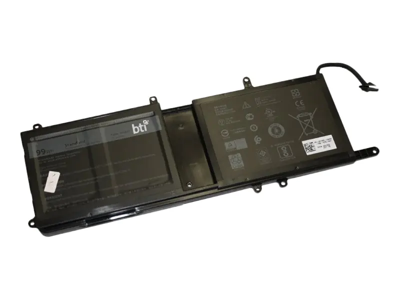 BTI - Laptop-Batterie (gleichwertig mit: Dell 01D82, Dell 09NJM1, Dell 9NJM1, Dell MG2YH) - Lithium-Ionen - 6 Zellen - 8333 mAh - 99 Wh - für Alienware 15 R3, 15 R4, 17 R4, 17 R5