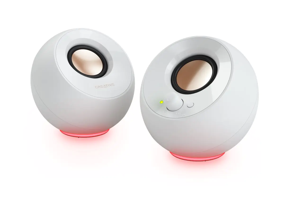 Creative Pebble SE - Lautsprecher - für PC - 2.0-Kanal - 4.4 Watt - weiß
