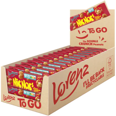 Nic Nac's Erdnüsse Original gesalzen, würzig Tüte Kunststoff nicht wieder verschließbar 24 x 35 g/Pack. Nic Nac's Erdnüsse Original gesalzen, würzig Tüte Kunststoff nicht wieder verschließbar 24 x 35 g/Pack.