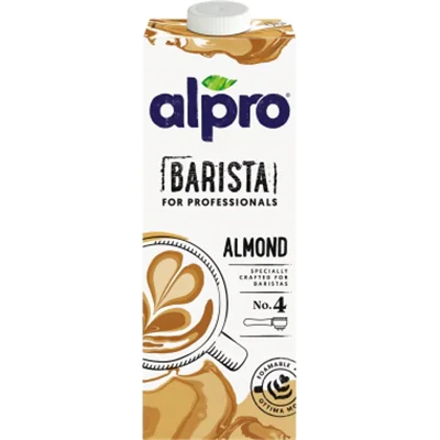 Alpro Pflanzendrink Barista Mandel TetraPak 8 x 1 l/Pack. Alpro Pflanzendrink Barista Mandel TetraPak 8 x 1 l/Pack.