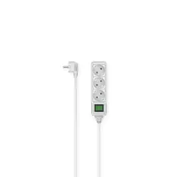 Hama Steckdosenleiste 3-fach Schalter 1.4 m Weiß - Steckdosenleiste