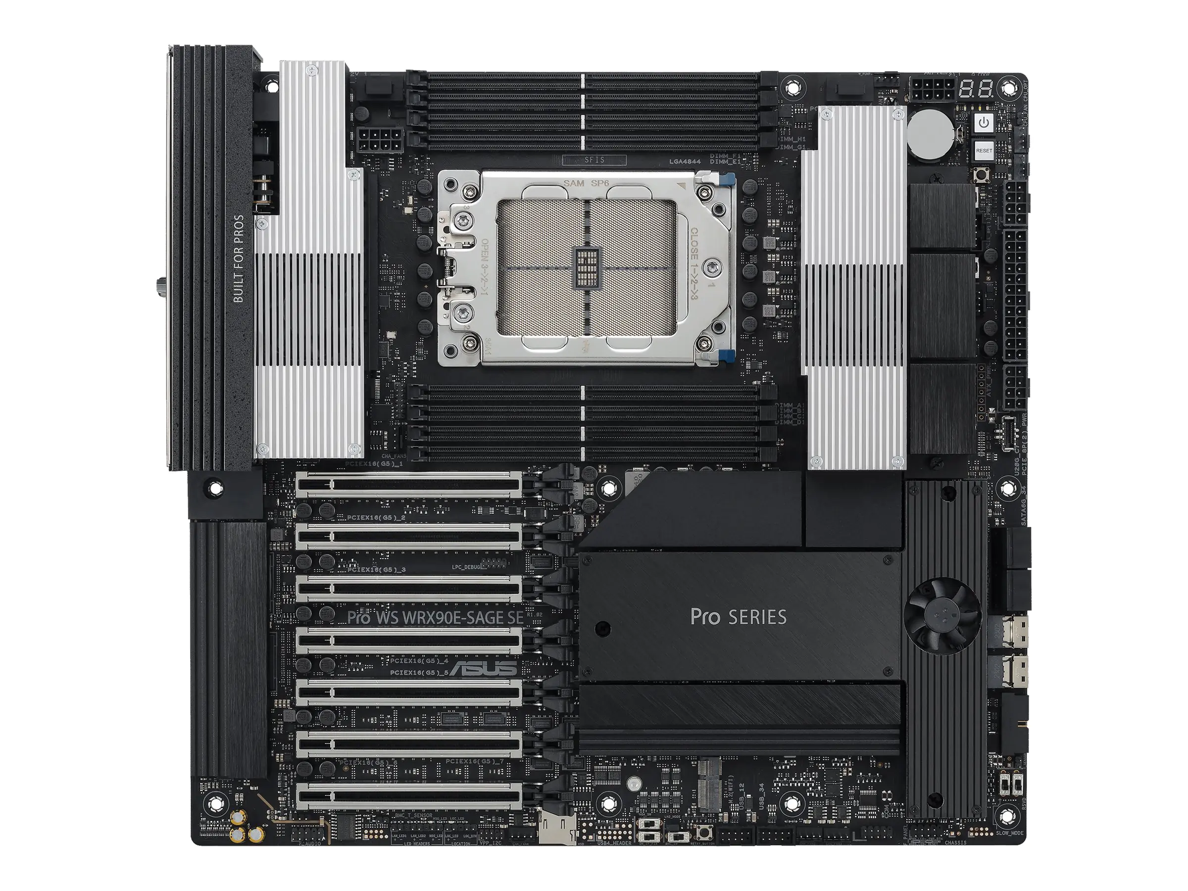 ASUS PRO WS WRX90E-SAGE SE - Motherboard - SSI EEB AST2600 - Socket sTR5 - AMD WRX90 Chipsatz - U